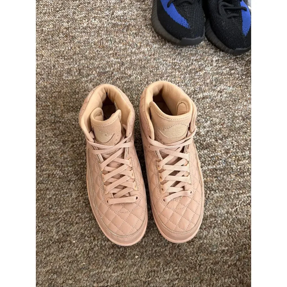 Size 5.5 (GS) - Jordan 2 Retro x Just Don Mid Arctic Orange 2017 BB